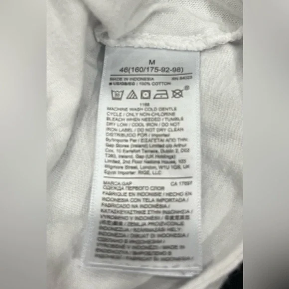 Gap Women’s Long Sleeved Peplum Short, Size Medium, White - Picture 6 of 7